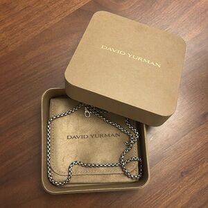 David Yurman 22” Box Chain Necklace